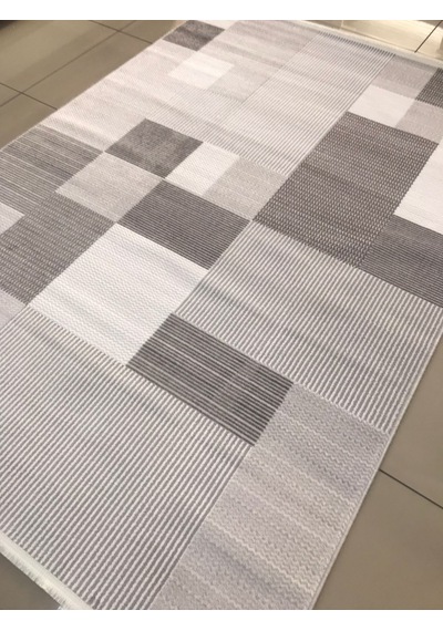 Merinos Halı Vista 76594 095 Serisi Triko Akrilik Salon Oturma Yatak Odası Halısı Gri