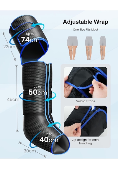 Comfıer Isı Ve Sıkıştırmalı Bacak Masajı, 3'ü 1 Arada Ayak Ve Bacak Masajı, 6 Mod, 3 Yoğunluk Seviyesi Ve Isı Terapisi, Anne Ve Babaya Hediyeler Comfıer Isı Ve Sıkıştırmalı Bacak Masajı, 3'ü 1 Arada Ayak Ve Bacak Masajı, 6 Mod, 3 Yoğunluk Seviyesi Ve Isı Terapisi, Anne Ve Babaya Hediyeler