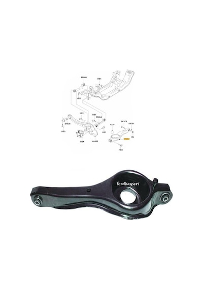 Ford Focus Mk1 Arka Süspansiyon Salıncağı Tablası 1998--2005