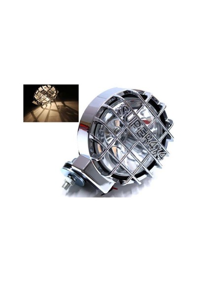 Off Road Beyaz Yuvarlak 4X4 Nikelaj Sis Lambası 2 Adet 12V