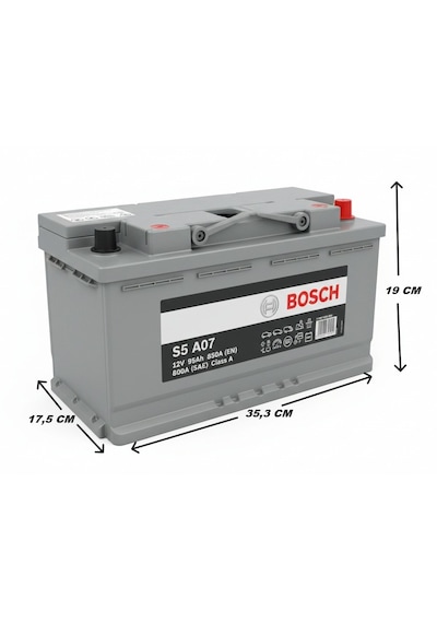 Bosch S5 A07 12 V 95 Ah 850 En Agm Akü