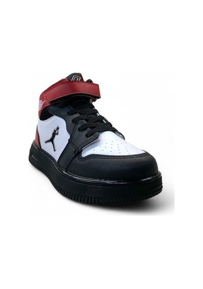 Cool Haykat Çocuk Bilekli Sneaker Siyah/kırmızı