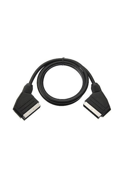 Scart Kablo - 1.2Mt Siyah Renk 21 Pin Scart Kablo