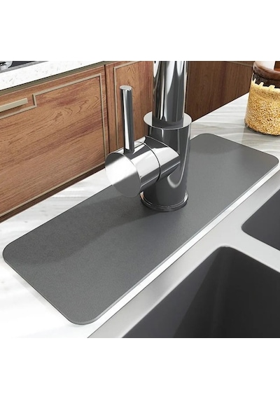 Su Emici Sihirli Lavabo Kenar Matı 38x13cm 5570 Beyaz