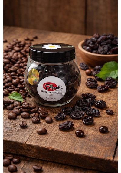Üzümlü Bitter Çikolata Draje 100 Gr