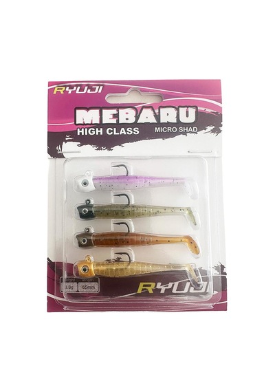Mebaru Micro Shad 65mm 3.8gr Silikon Yem Natural Mix