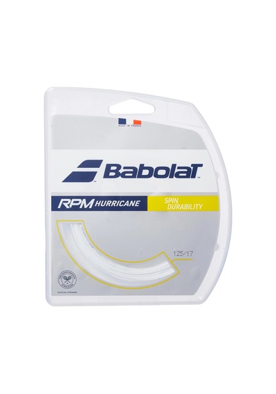 Babolat Pro Hurricane Beyaz 1.25/17 Tenis Tekli Kordaj