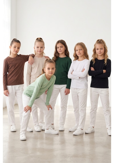 Kiagu Kız Erkek Çocuk Basic Tişört 6'lı Set Pamuklu Uzun Kollu Çocuk Tişört 2-13 Yaş T-shirt Çocuk Unisex 6'lı Uzun Kol Basic Tişört Seti 2-13 Yaş Pamuklu Penye 6'lı Set3 Kiagu Kız Erkek Çocuk Basic Tişört 6'lı Set Pamuklu Uzun Kollu Çocuk Tişört 2-13 Yaş T-shirt Çocuk Unisex 6'lı Uzun Kol Basic Tişört Seti 2-13 Yaş Pamuklu Penye 6'lı Set3