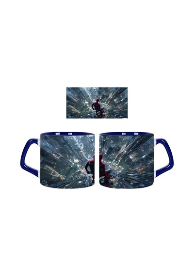 Spiderman Kupa Bardak Tek Adet 0350 Çok Renkli