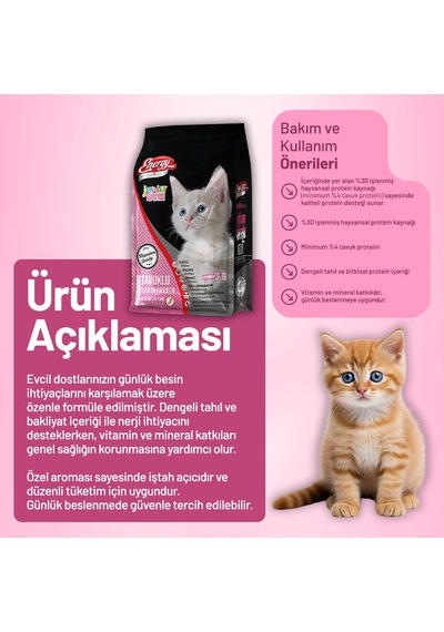 Energy Tavuklu Yavru Kedi Maması - 3 Adet