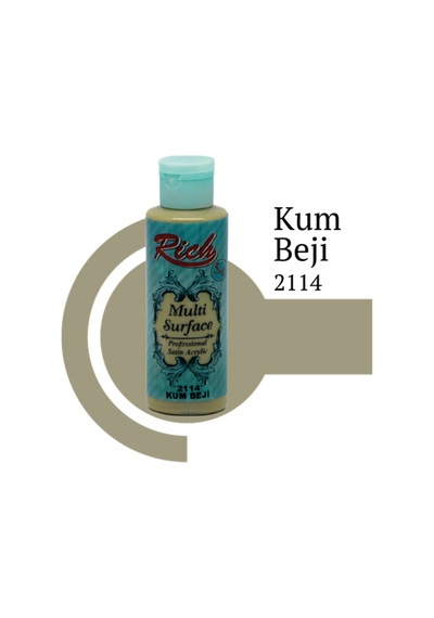 Rich Multi Surface Akrilik Boya 120 Cc 2114 Kum Beji