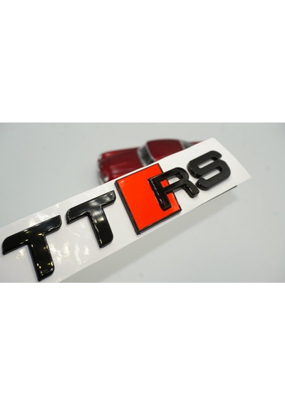Dk Tuning Audi Ttrs Parlak Siyah Abs Bagaj Logo Yazı Arma