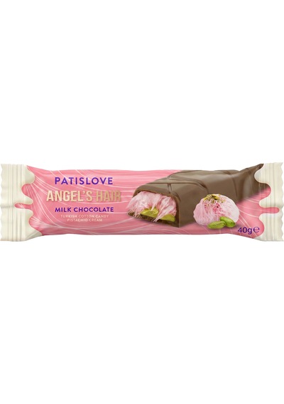 Antep Fıstıklı Krema Ve Pişmaniye Dolgulu Sütlü Çikolata, 40g