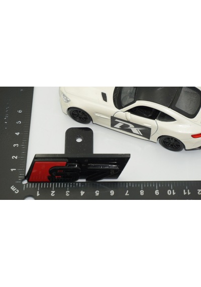 Dk Tuning S7 Siyah Kırmızı Ön Panjur Logo Arma Audi İle Uyumlu -