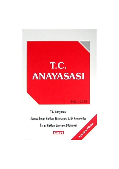 T.C. Anayasası - Eylül 2012