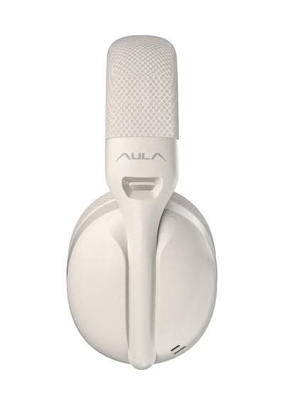 S6 3 Modlu Kablosuz 3.5mm Kablolu Ve Bluetooth 5.3 Mikrofonlu Gaming Oyuncu Kulaklığı Krem Ultr