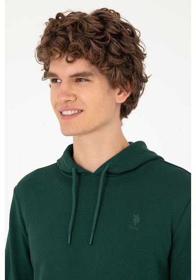 U.s. Polo Assn. Erkek Koyu Yeşil Sweatshirt 50295167-vr079 Koyu Yeşil