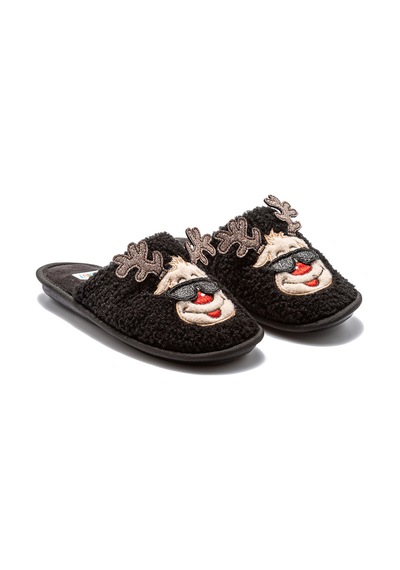 Twigy Happy Kadın Ev Terliği Siyah 37/41 Siyah