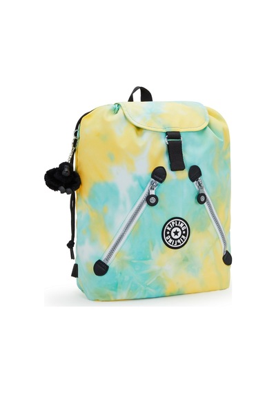 Kipling Kıplıng New Fundamental L Orta Boy Sırt Çantası Yeşil My Tıe Dye Yeşil