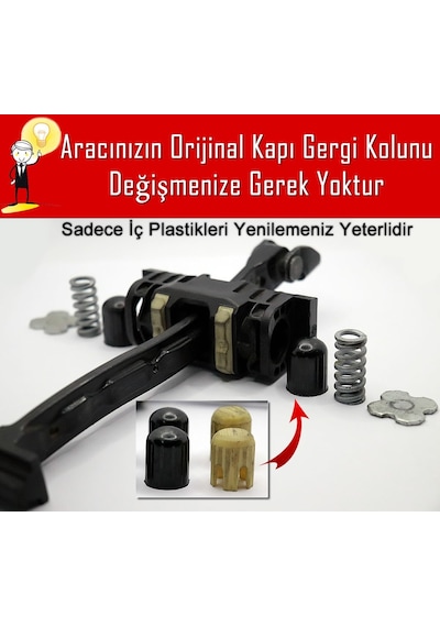 Barrer Volvo S40 II Kapı Gergi (Limitör) Tamir Kiti 2004-2012