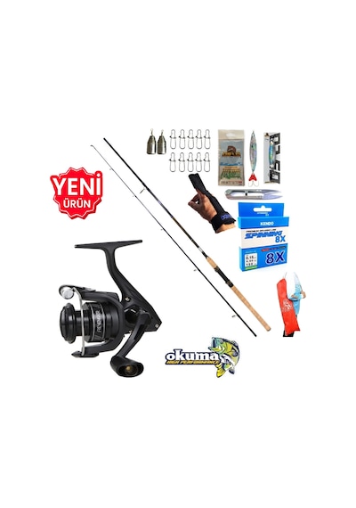Okuma Revenger Rv-4000a 270cm 10-40gr Kudos Shadow Spin Olta Takımı Seti