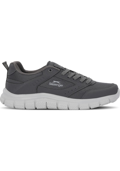 Slazenger Glen I Erkek Büyük Beden Koyu Gri Koşu & Yürüyüş Spor Ayakkabısı Koyu Gri