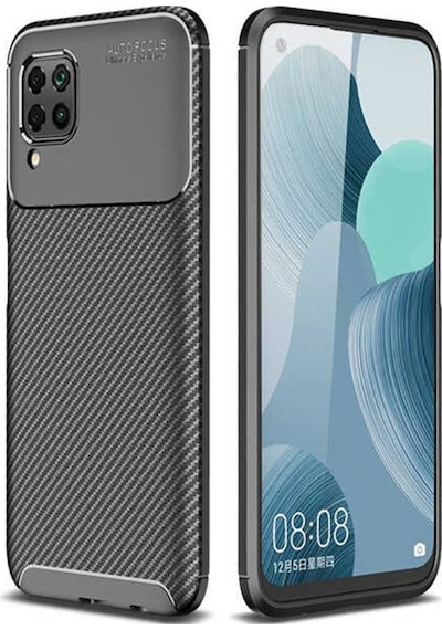 Huawei P40 Lite Kilif Karbon Silikon Case 389836695