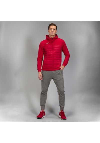 Joma Berna Jacket - Erkek Kırmızı Kapüşonlu Sweatshirt - 101103.6 Kırmızı