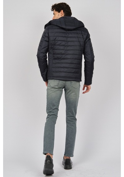 Daynax Erkek Kapüşonlu Mont 4927100 Lacivert-Lacivert