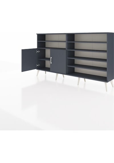 Arges Konsol 7 Raflı 2 Kapaklı 176x30x99 Antrasit-antrasit/çam Antrasıt/atlas Çam - Antrasıt Arges Konsol 7 Raflı 2 Kapaklı 176x30x99 Antrasit-antrasit/çam Antrasıt/atlas Çam - Antrasıt