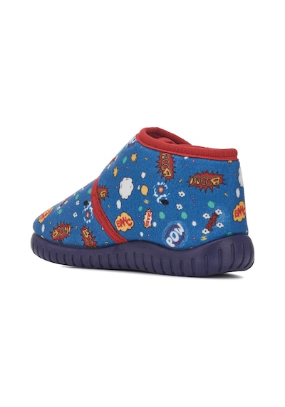Günlük Unisex Çocuk Panduf Ev Ayakkabısı Esnek Kaymaz Taban Cırtlı Kreş Anaokulu Ayakkabı 263 Lacivert - Kırmızı Günlük Unisex Çocuk Panduf Ev Ayakkabısı Esnek Kaymaz Taban Cırtlı Kreş Anaokulu Ayakkabı 263 Lacivert - Kırmızı