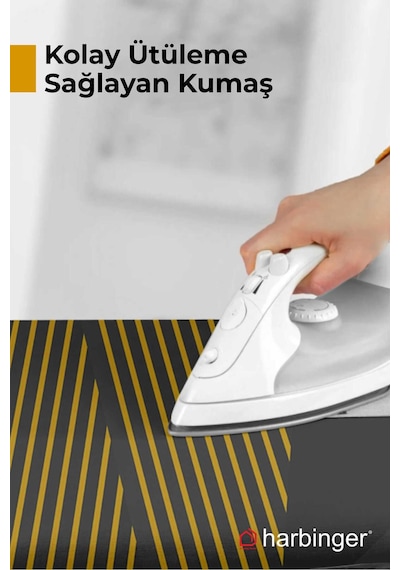 Harbinger Keçeli Isıya Dayanıklı Ütü Masası Kılıfı Sarı