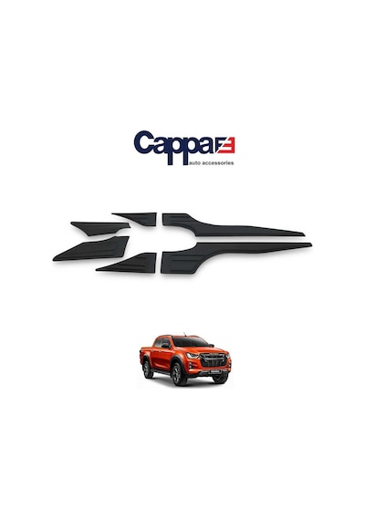 Cappafe Isuzu D-Max 2021- Yarasa Yan Kapı Kaplama 6 Prç. N11.98