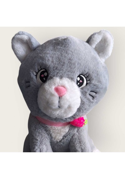 40 Cm En İyi Arkadaşım Kedi Peluş Gri