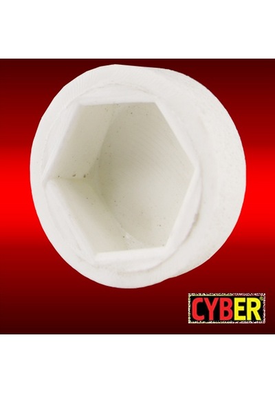 M12 Plastik Somun Kapağı (beyaz)