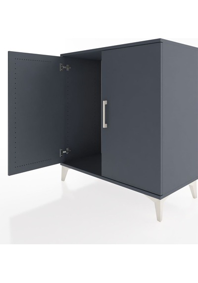 Hyperion Şifonyer 2 Kapaklı 88x44x96 Antrasit-antrasit Antrasit
