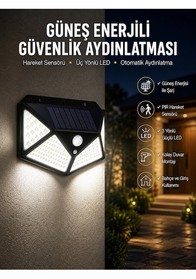 Mey İthalat Bahçe Balkon Ve Teras Aydınlatma Led Işık Çok Renkli