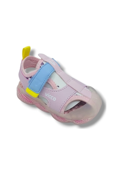 Vicco Live Bebek Pudra Işıklı Sandalet Pudra