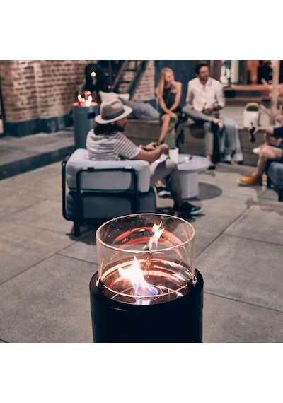 Enders Nova Led Gazlı Ateş Çukuru Siyah Firepit