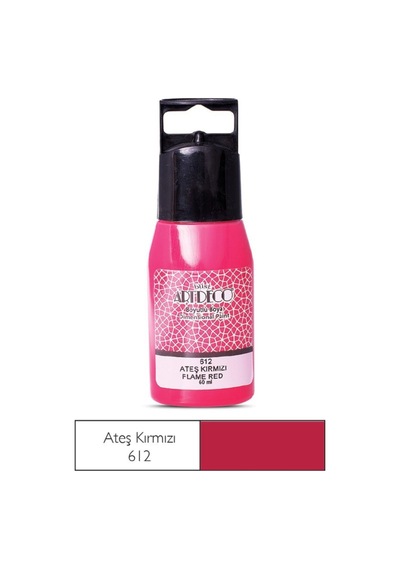 Boyutlu Boya 60 Ml. 612 Ateş Kırmızı Nocolor