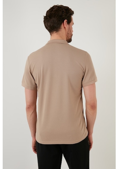 Buratti Regular Fit Pamuklu Düğmeli Erkek Polo Yaka T Shirt 5902326 Vizon