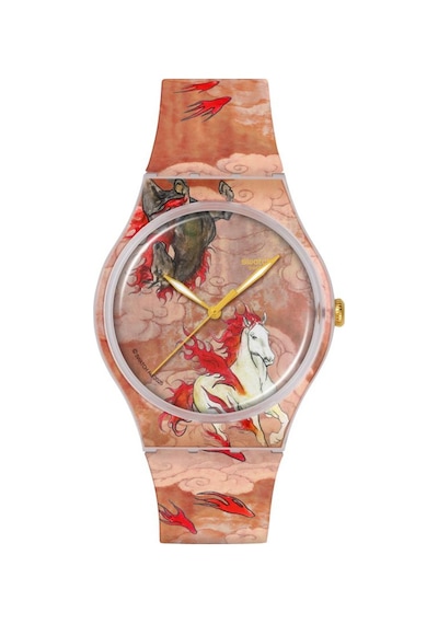 Suoz369 Swatch Riding The Clouds Unisex Kol Saati Çok Renkli