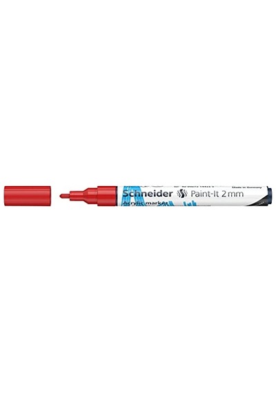 310 Akrilik Marker 2mm Kırmızı- 120102 103 Ivory