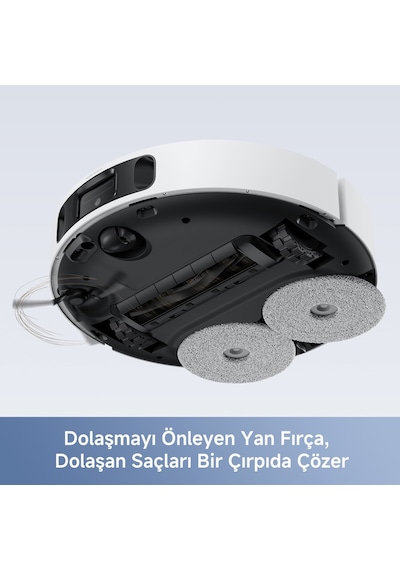 MOVA E40 Ultra Robot Süpürge 19.000 Pa Emiş Gücü Beyaz