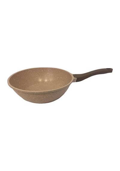 Thermoad Granit Wok Tava - Vizon - 28 Cm Vizon