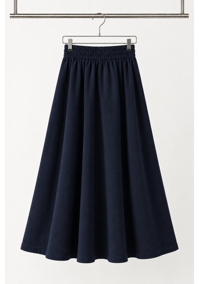Angel&co. Girls Clothing Koyu Lacivert Mevsimlik Etek-modest Uzun Kız Çocuk Lacivert - 922222498 Lacivert