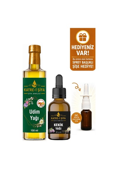 Katre-i Şifa Çocuklar İçin Udim Yağı 100 ML ve Kekik Yağı 30 ML