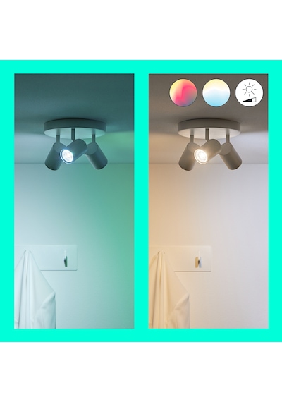 Wiz Imageo Spots 3x5W RGB (Yuvarlak/Beyaz)