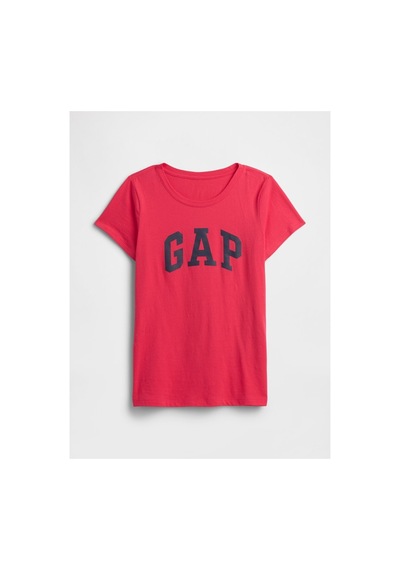 Gap T-shirt Kadın Lsize Yaz Azalea Rengi %100 Pamuk Ruby Şarap
