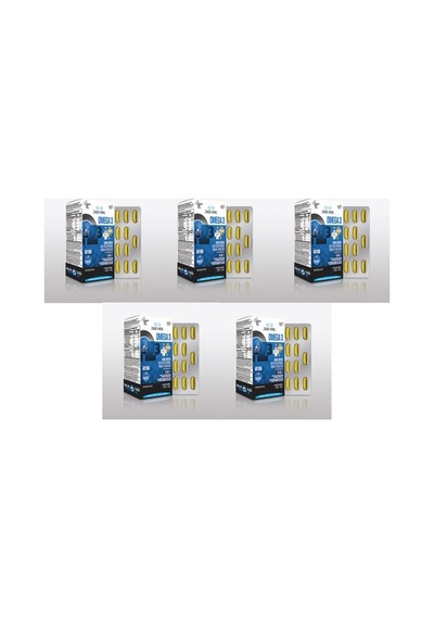 Zade Vital Omega 3 120 Mg Premium Balık Yağı 45 Kapsül 5'Li Paket